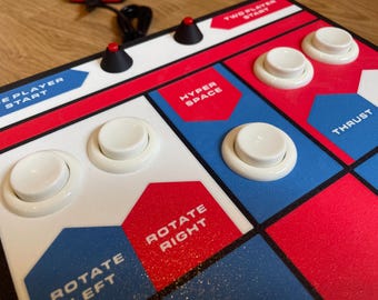 Asteroids Arcade Themed Custom Built Retro Game Controller.
