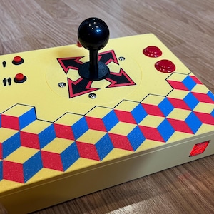 Q-Bert Arcade Themed Rotating Joystick 4 way Game Controller.