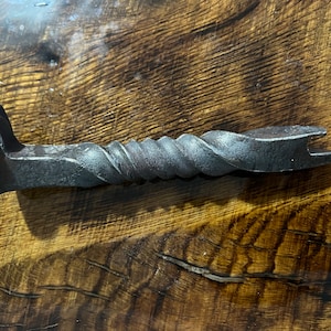railroad spike bottle opener