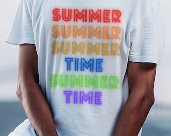 Summer Time T-Shirt, Fun Shirt, Geschenk für sie, Geschenk für ihn, Sommer Shirt, Damen Shirt, Herren Shirt,