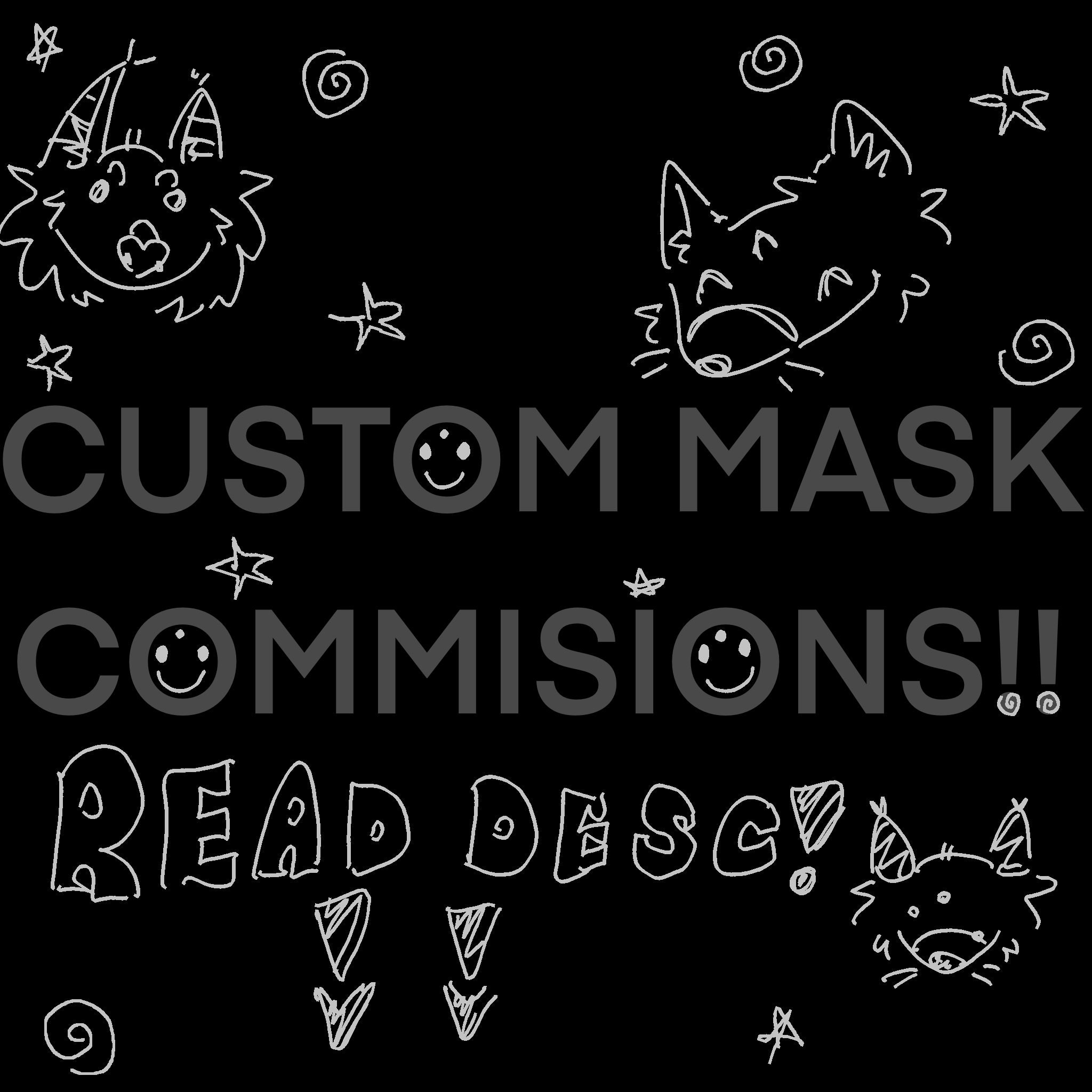 Therian/quadrobics Custom Mask Commissions 