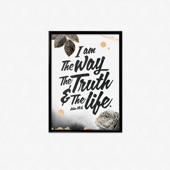 John 14:6 I Am the Way and The Truth and the Life Bible Verse -   Portugal