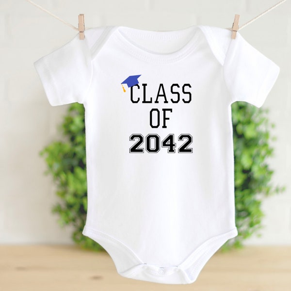 Custom Class of 2042 Onesie®/Bodysuit, Teacher Baby Shower Gift