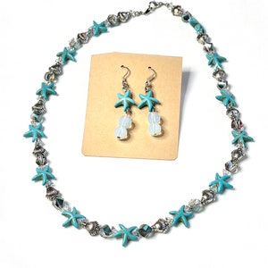 Starfish jewelry set