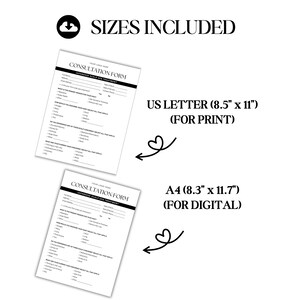 Japaneese Head Spa Consultation Forms, Scalp SpaTreatments, Fully Editable in Canva, Hairdresser, Massage Therapist, Hair Treatments, Beauty Professionals, Templates for hairdressers, hair concerns, manage your salon