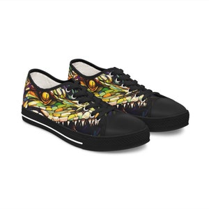 Baskets basses pour femmes « Crocodile »