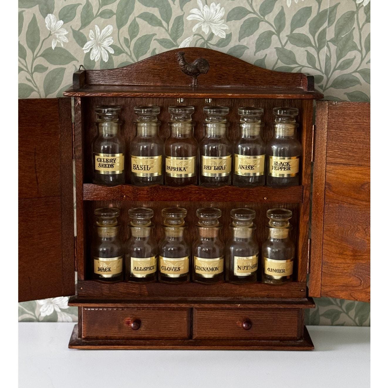 Vintage Antique Spice Box - Etsy