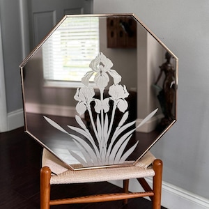 Windsor Mirror Etched - Etsy