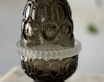 Weishar | Fairy Lamp | Vintage Moon & Stars Titanium Pressed Glass