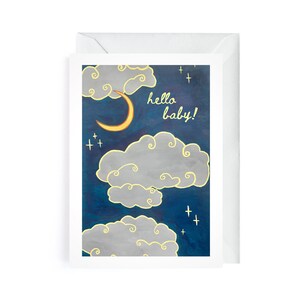 Hallo Baby! Neue Babykarte, Glückwunschkarte, Babypartykarte, 3er Pack