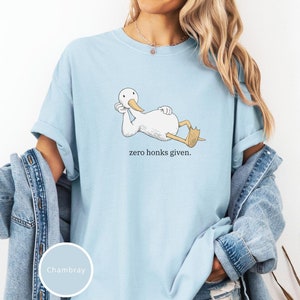 Comfort Colors Funny Goose Shirt Gift for Goose Lover, Funny Goose T-Shirt, Cute Goose Tshirt, Trendy Goose Tee, Goose Gift, Goose Outfit