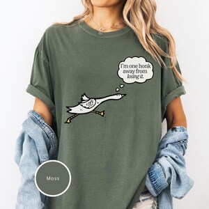 Comfort Colors Funny Goose Shirt Gift for Goose Lover, Funny Goose T-Shirt, Cute Goose Tshirt, Trendy Goose Tee, Goose Gift, Goose Outfit