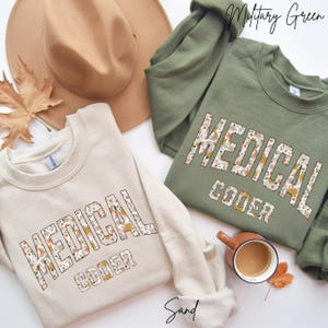Medical Coder Sweatshirt Medical Coding Department Gift, Medical Coder Crewneck Graduation Gift, Billing Specialist Shirt, Medical Biller