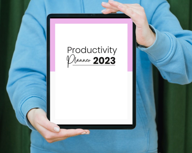 Productivity Planner || Planner | Printable Planner | Instant Download ...