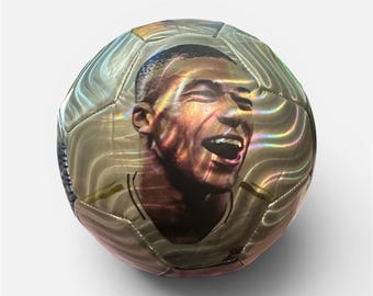 Mbappé Print Soccer Ball - Standard Size 5