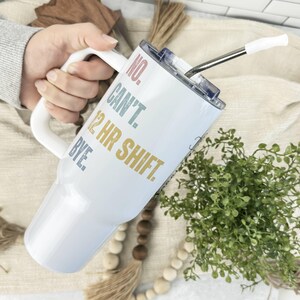 Custom Nurse Tumbler, Gift for Nurse, Personalized Nurse Appreciation Gift, 40oz Tumbler With Handle, Custom Nurse Gift, Nurse Thank You