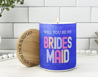 Bridesmaid Proposal Candle Personalized, Bachelorette Party Gift, Bridesmaid Proposal Candle, Bridesmaid Gifts, Bachelorette Candles