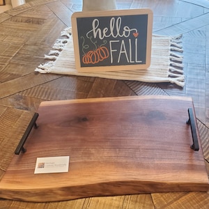 Live Edge Walnut Charcuterie Board