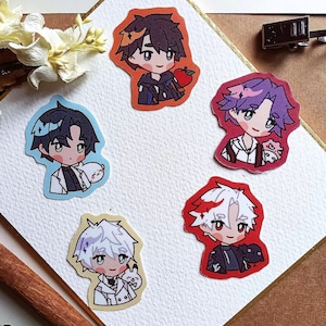 Love and Deepspace Stickers | Caleb, Rafayel, Sylus, Xavier & Zayne