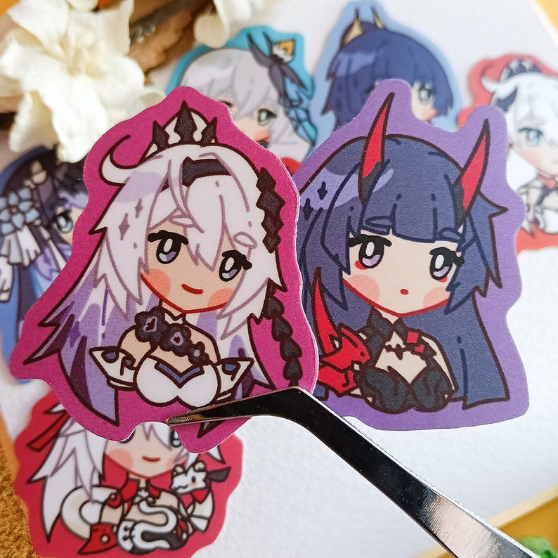 Honkai Impact 3rd Stickers | Kiana, Raiden Mei, Seele, Himeko, Elysia ...