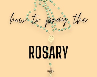 How To Pray The Rosary | Instant Download | Step-by-Step Rosary Prayer Booklet