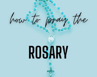How To Pray The Rosary | Instant Download | Step-by-Step Rosary Prayer Booklet