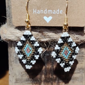 Beaded Dangle Earrings