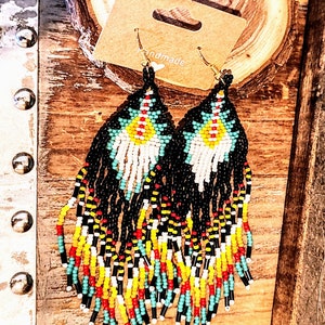 Beaded Dangle Earrings