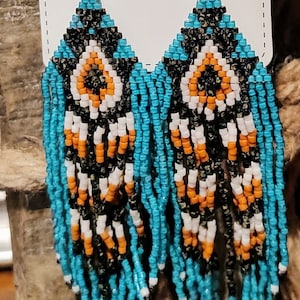 Beaded Dangle Earrings