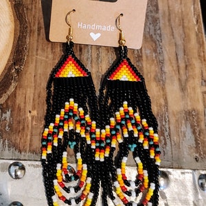Beaded Dangle Earrings