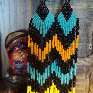 Beaded Dangle Earrings