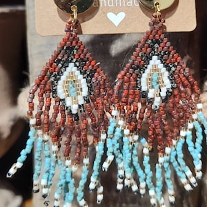 Beaded Dangle Earrings