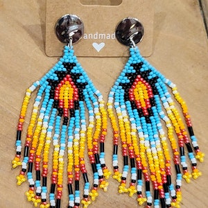 Beaded Dangle Earrings