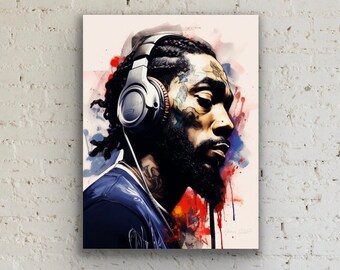 Hip Hop Swag Art | Graffiti Style African American Canvas Print