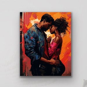 Black Art | African American Art | Black Art Print | Black Love Art | Canvas Print | Photo Print | You and I