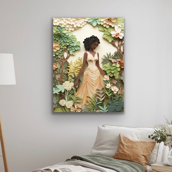 Home Decorating Wall Art | House Warming Gift Wall Art | African American Art | Canvas Print or Photo Print Option