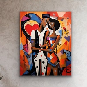 Black Art | Romantic Wall Art | African American Art | Black Art Print | Black Love Art | Canvas Print | Photo Print | The Art of Us