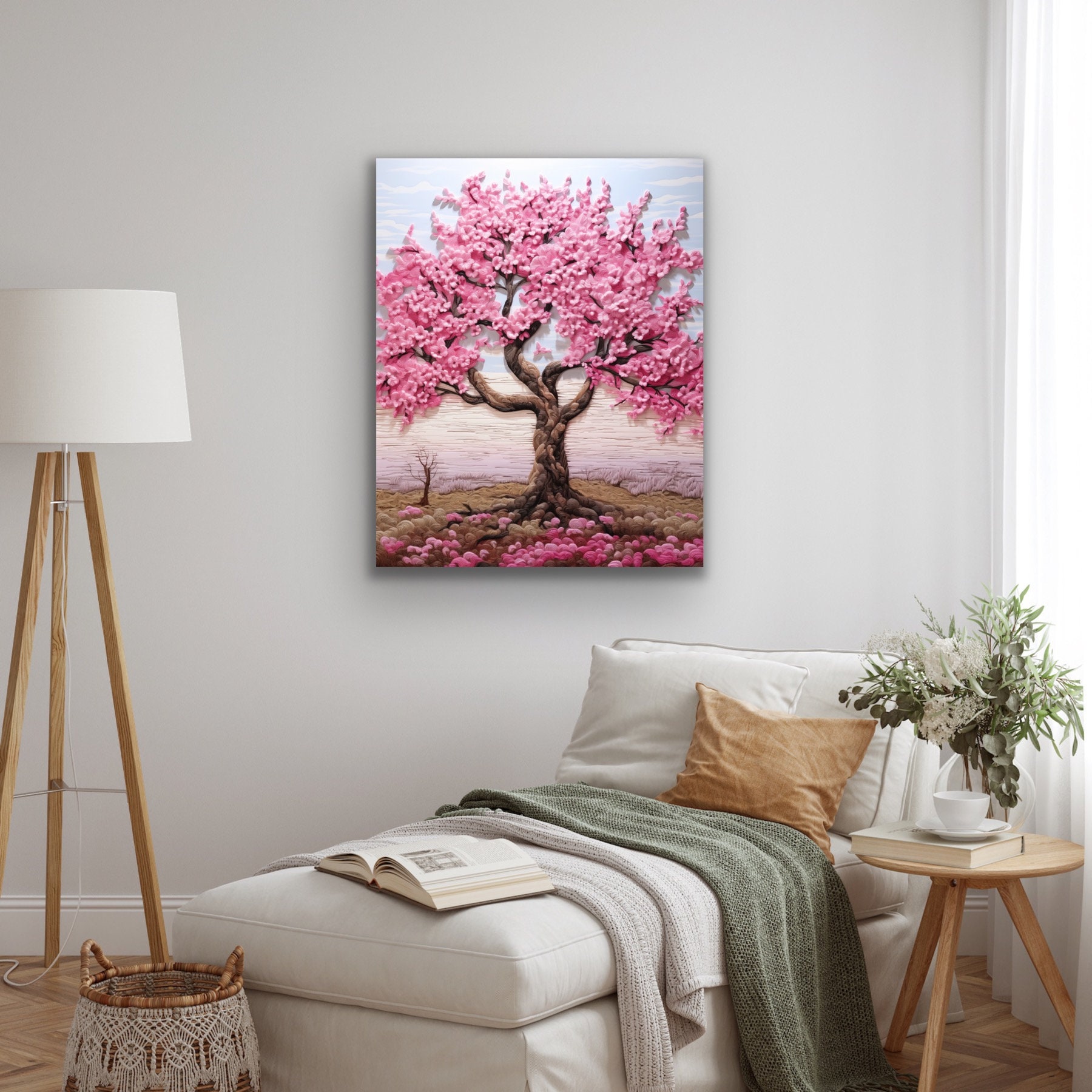 The Cherry Blossom Tree | Nature Wall Art | Canvas Print - Etsy