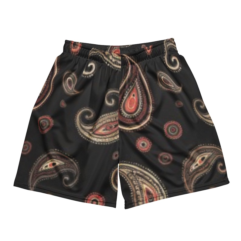 Paisley Shorts - Red