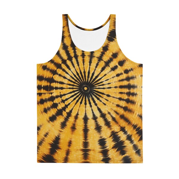 Mustard Button Down Tie Front Tank