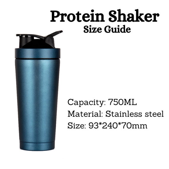 Custom Protein Shaker Bottle, Birthday Gifts, Gym Gifts, Stainless