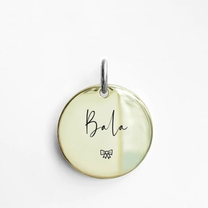 Médaille d'identification personnalisée pour animal de compagnie | Médaille d'identification personnalisée pour animal de compagnie, chat, chien, nom, symboles mignons gravés au recto verso, breloque en métal anti-perte | Cadeau élégant pour animaux de compagnie