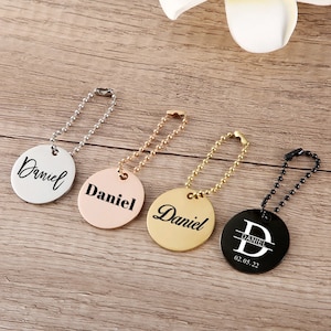 Chaveiro com nome personalizado | Chaveiro personalizado para mochila | Chaveiro com nome dourado | Chaveiro com nome infantil, presente gravado a laser para ele e ela