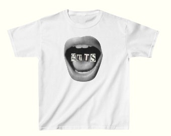 Guts Tour Baby Tee, Guts Tour T-shirt, Olivia Rodrigo Baby Tee, Lips Graphic Tee