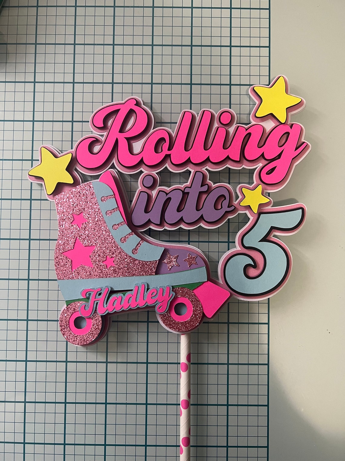 Roller Skate Cake Topper Cake Topper Skate Topper Skate Etsy