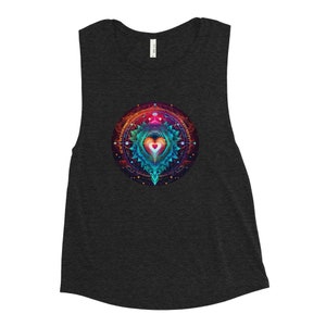 Yoga Om Tank Love Tee Yoga Gear One Love Workout T shirt Ladies’ Muscle Tank
