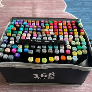 168 Dual-tipped Art Markers