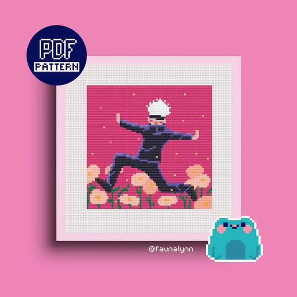 Anime Cross Stitch Kit Etsy