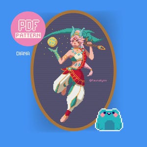 DIANA - Cross Stitch Pattern + &quot;PatternKeeper&quot; PDF