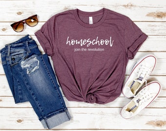 Homeschool Mom T-Shirt, Homeschool Mom, Homeschool Revolution